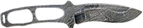 Bear Ops Combat Neck Knife - 2.78" Damascus W/kydex Sheath