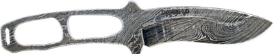 Bear Ops Combat Neck Knife - 2.78" Damascus W/kydex Sheath