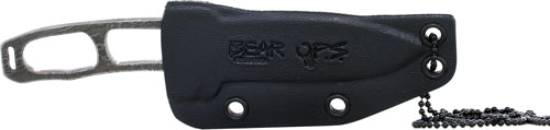 Bear Ops Combat Neck Knife - 2.78" Damascus W/kydex Sheath
