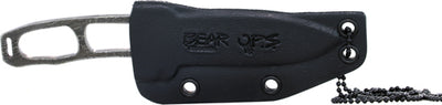 Bear Ops Combat Neck Knife - 2.78" Damascus W/kydex Sheath