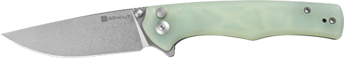 Sencut Knife Crowley 3.48" - Natural G10/stonewashed D2