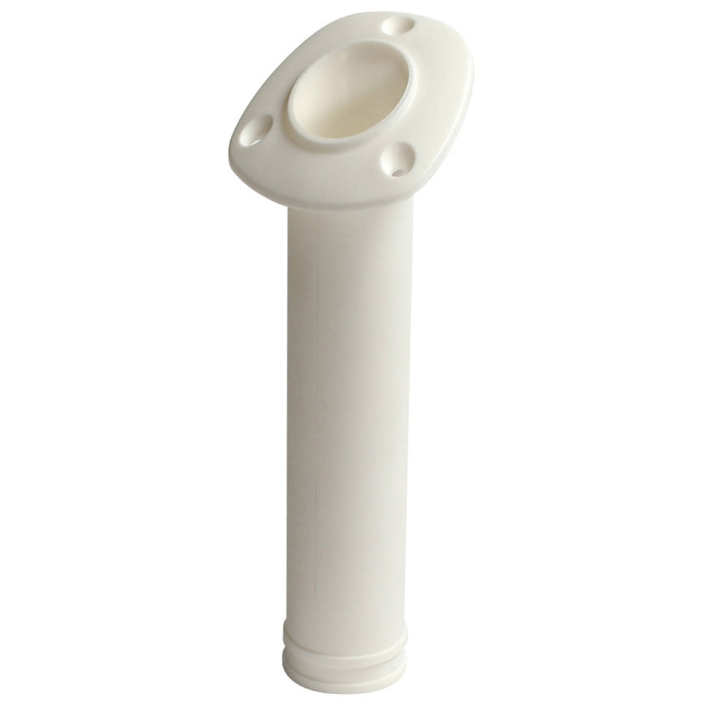 C.E. Smith Flush Mount 30° Nylon Rod Holder - White