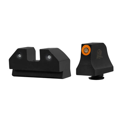 Xs R3d For Glock 43x/48 3-dot - Green Tritium Set Orange Ring