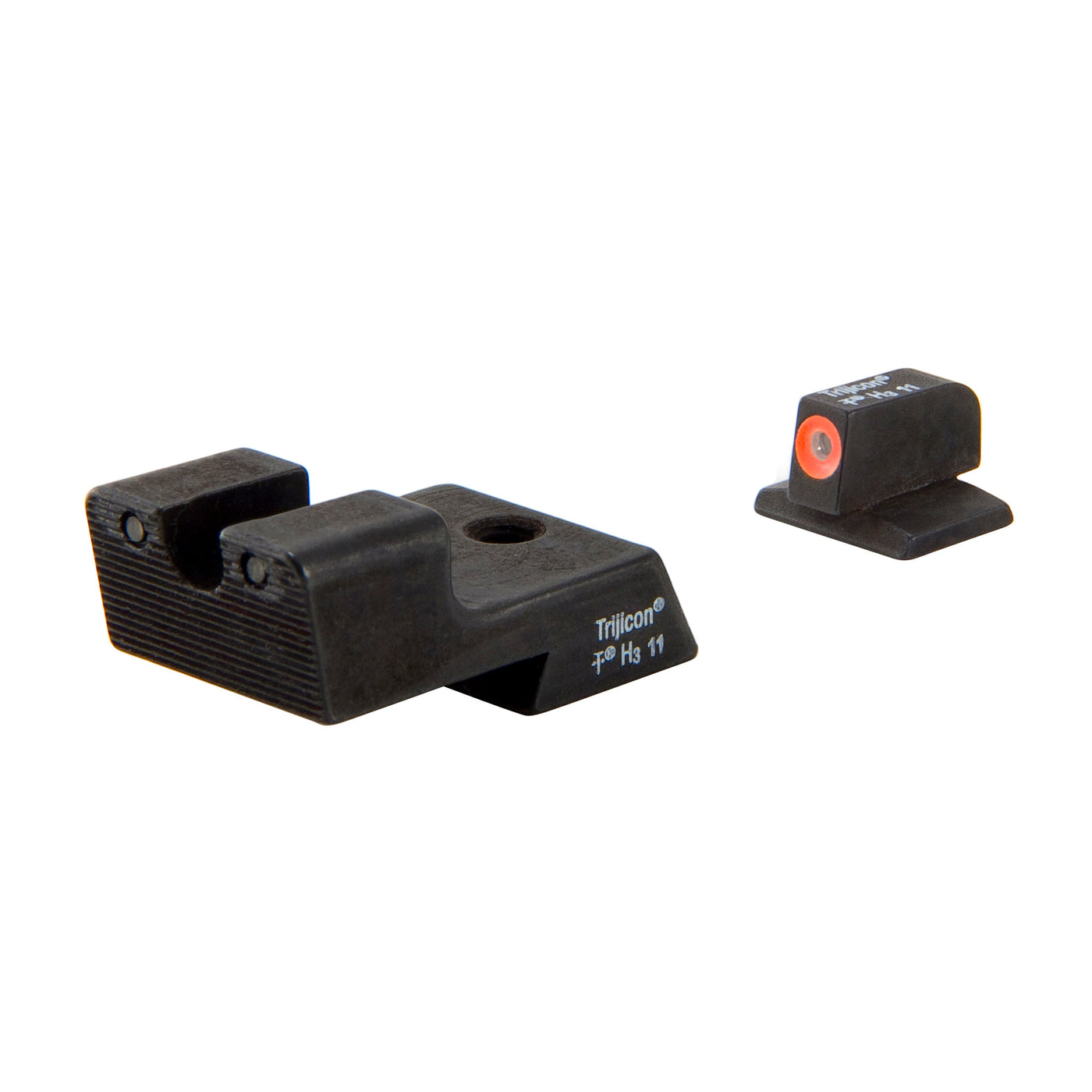 Trijicon Night Sight Set Hd - Orange Front 1911 Novak Cut