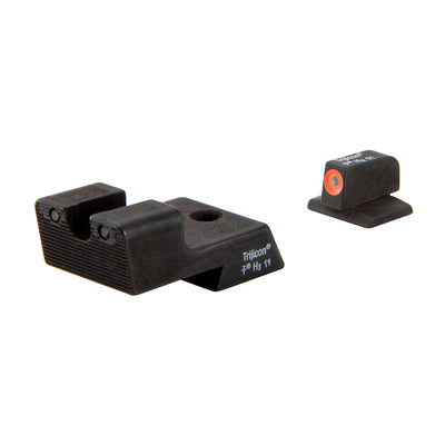 Trijicon Night Sight Set Hd - Orange Front 1911 Novak Cut