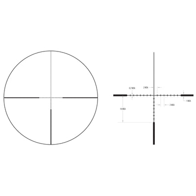 Trijicon Ascent 3-12x40 30mm - Bdc Target Matte Black