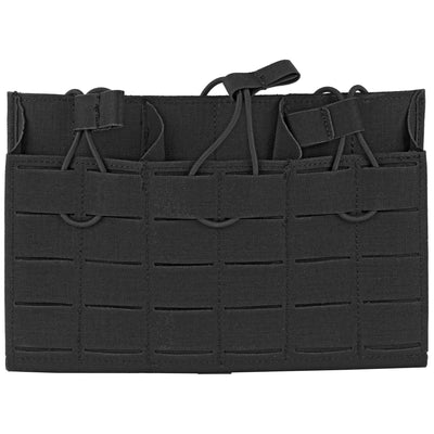Grey Ghost Triple Mag Panel - 5.56 Mag Pouch Laminate Black