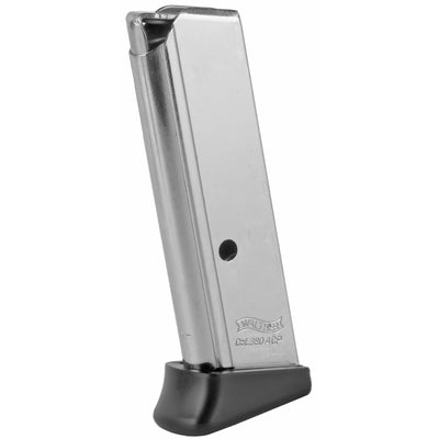 Walther Magazine Ppk 380 - .380acp 6rd Finger Rest Nkl