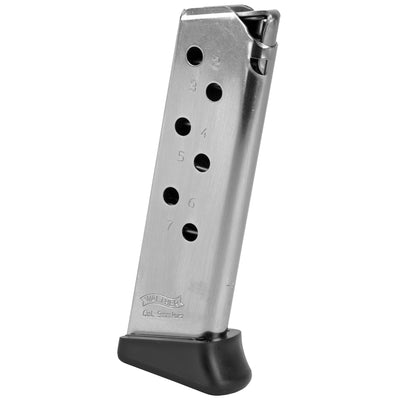 Walther Magazine Ppk/s .380acp - 7rd Finger Rest Nickel