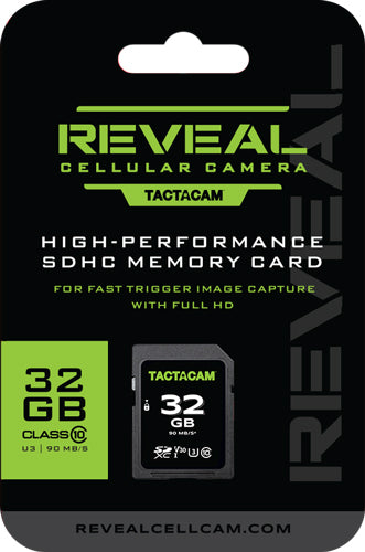 Tactacam Reveal Full Size - 32gb Sd Card Class 10