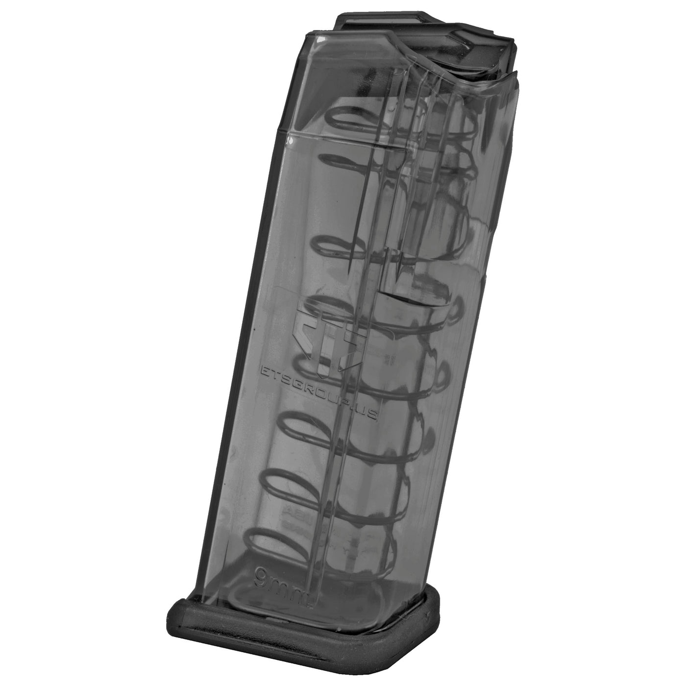 Ets Magazine Glock 19 9mm 10rd - Translucent Fits 19/26