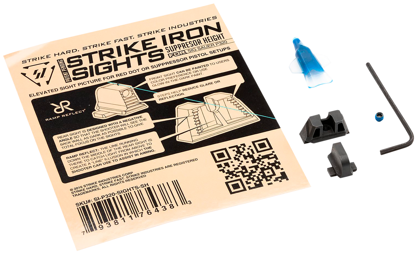 Strike Suppressor High Sights, Si P320-sights-sh       P320 Frt/rear Sght Suppres