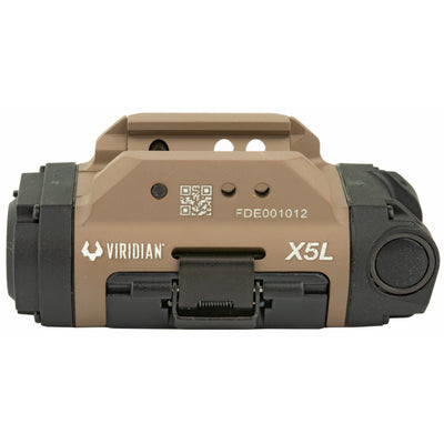 Viridian Laser/light X5l Green - Gen3 Uni Rail Mount Ecr Fde