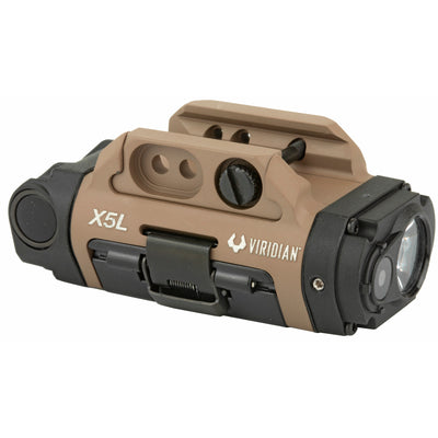 Viridian Laser/light X5l Green - Gen3 Uni Rail Mount Ecr Fde