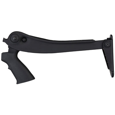 Adv. Tech. Stock Shotgun 12ga. - Pumps Top Folding Black Syn