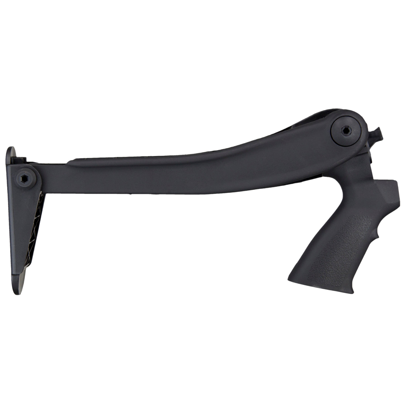 Adv. Tech. Stock Shotgun 12ga. - Pumps Top Folding Black Syn