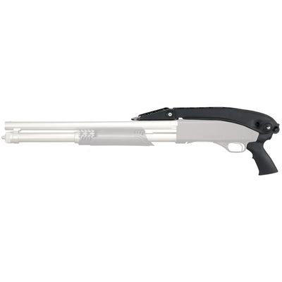 Adv. Tech. Stock Shotgun 12ga. - Pumps Top Folding Black Syn