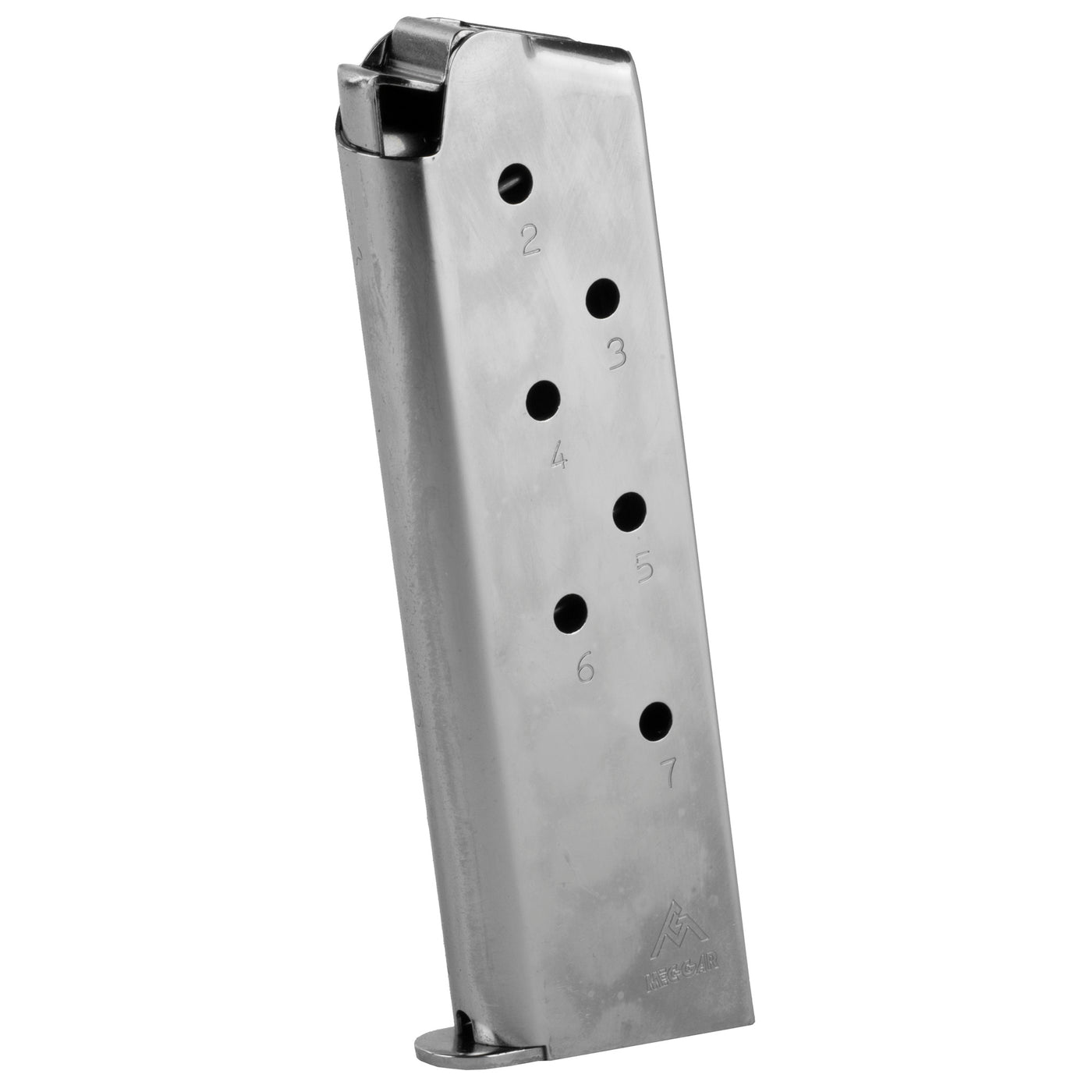 Mec-gar Magazine 1911 Govt. - .45acp 7rd Nickel