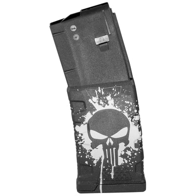 Mft Exd Magazine Ar15 5.56x45 - 30rd Punisher Splat White