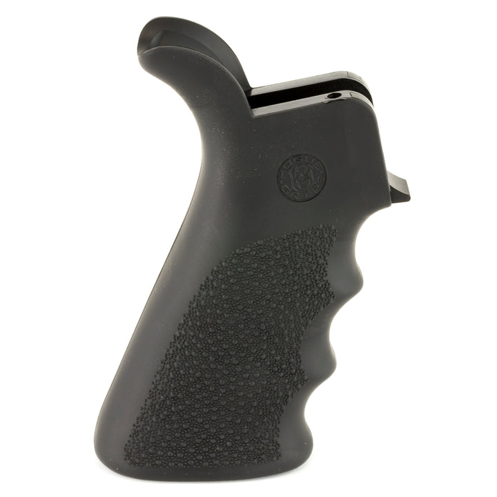 Hogue Ar-15 Rubber Beavertail Grip Black W/ Finger Grooves