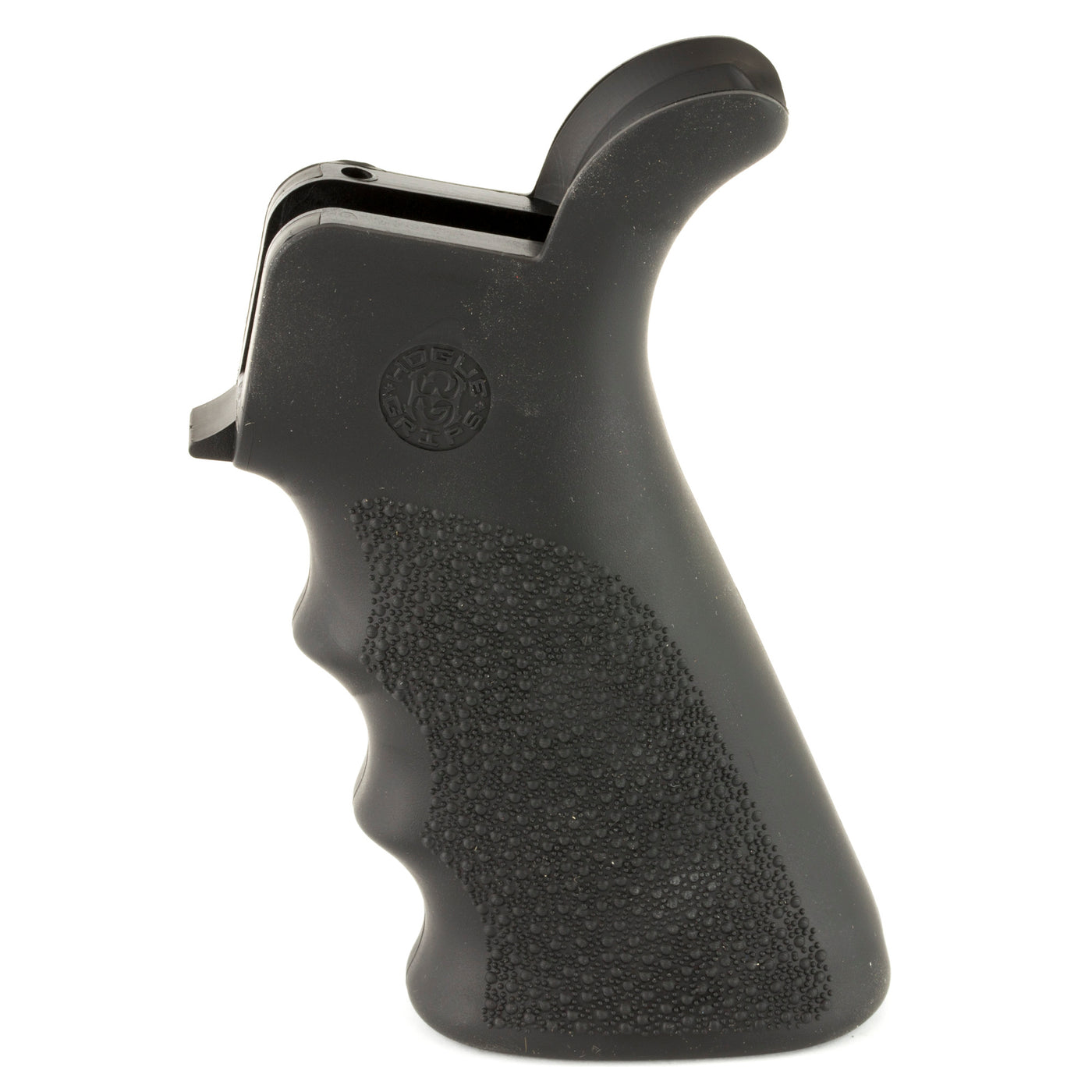 Hogue Ar-15 Rubber Beavertail Grip Black W/ Finger Grooves