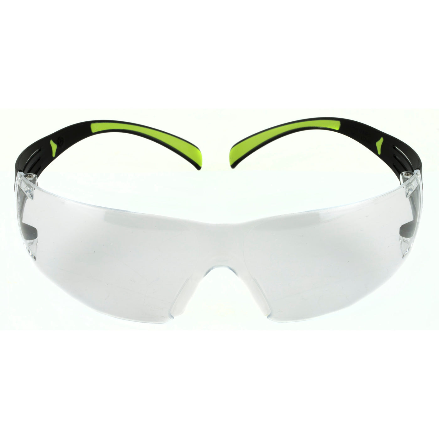 Peltor Shooting Glasses 400pc8 - Black/green Frame/clear Lens