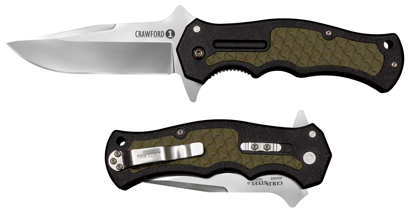 Cold Steel Crawford, Cold Cs-20mwcz  Crawford Model 1  3.5" Folding