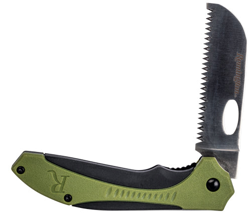 Remington Cutlery Sportsman - 4.5" Folding Bone Saw Grn/blk