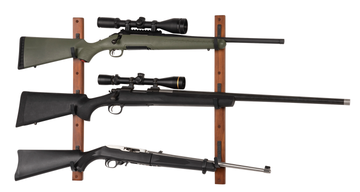 Allen Gun Collector, Allen 5656 Gun Collector 3 Place, Wood W/metal