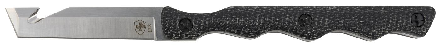 Templar Knife Neck, Temp Ntkb222  Neck Knife Black D2 Tanto Sillver