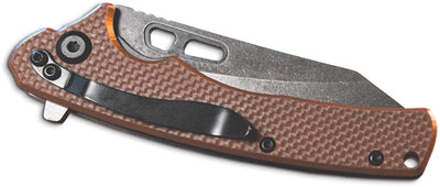 Remington Cutlery Edc Coping - 4" Folder G10 Tan/stone Washed