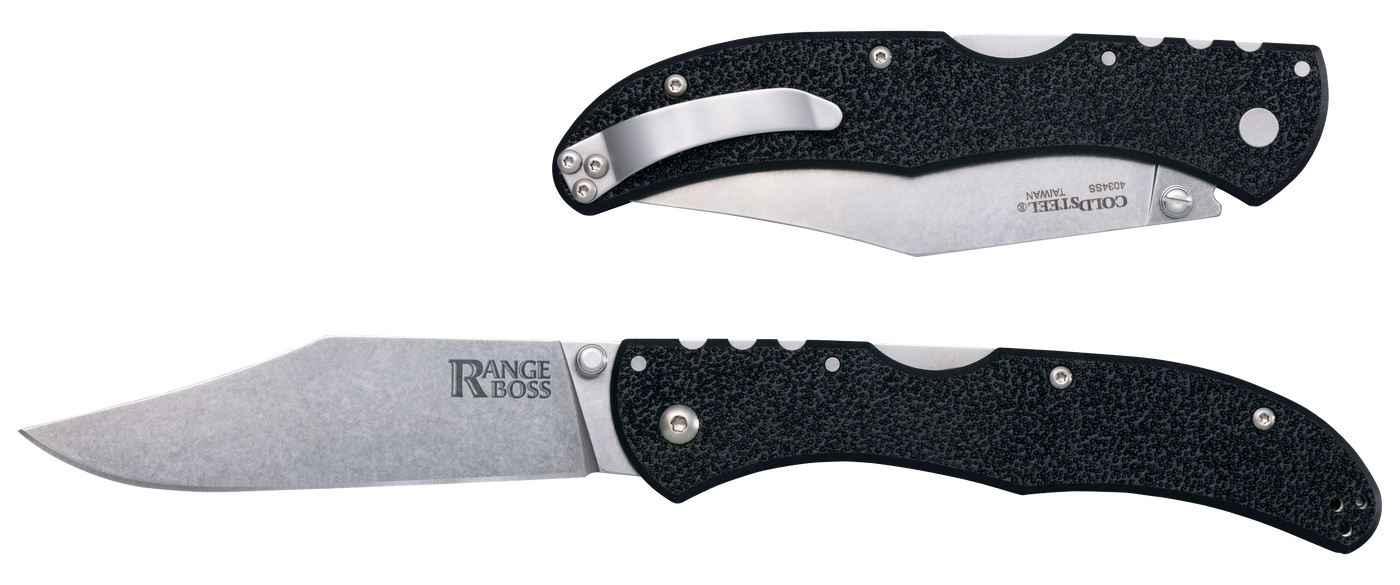 Cold Steel Range Boss, Cold Cs-20kr5    Range Boss Black 4" Folding