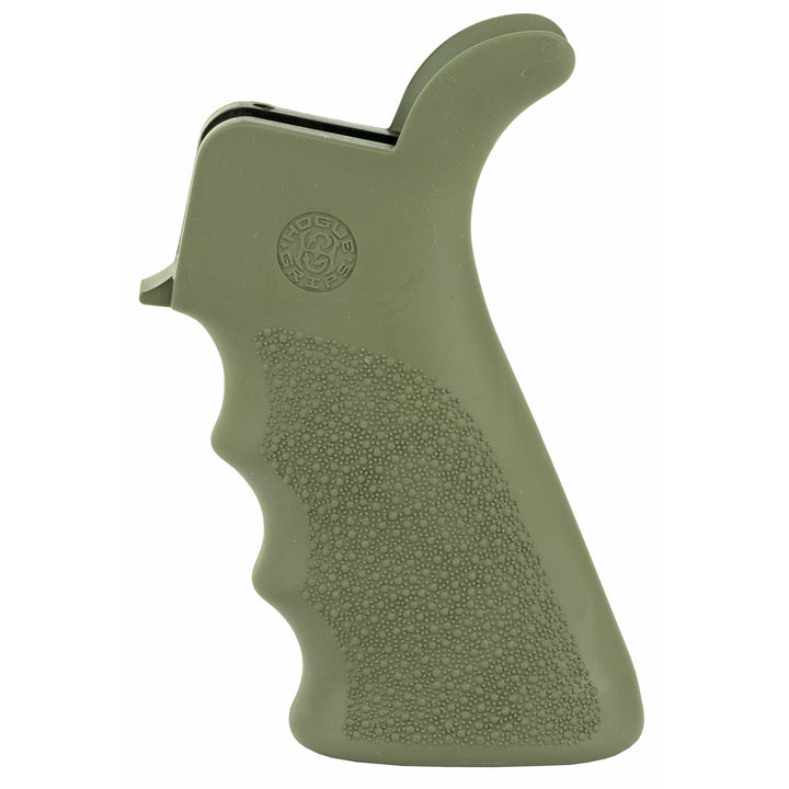 Hogue Ar-15 Beavertail Grip - W/finger Grooves Od Green