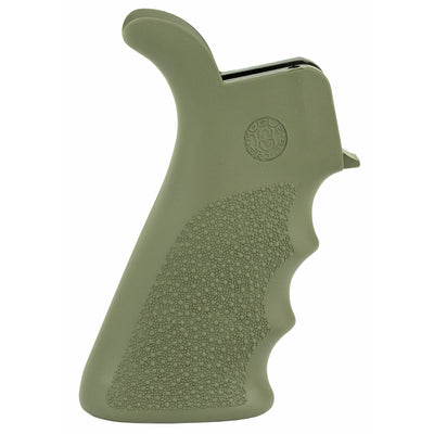 Hogue Ar-15 Beavertail Grip - W/finger Grooves Od Green