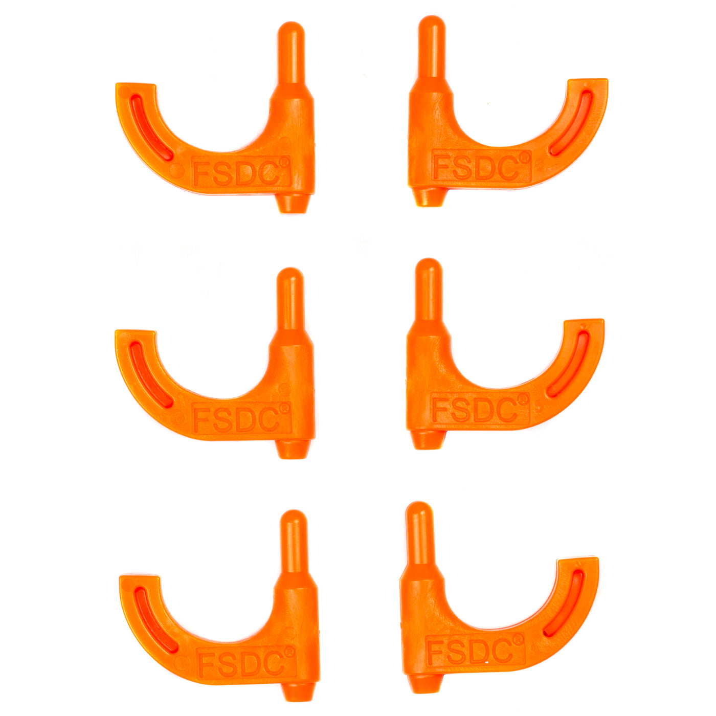 Fsdc Loaded Chamber Indicator - Safety Flags Orange Pistol 6pk