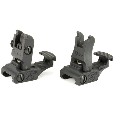 Arms Poly Fldng Frnt/rear Sight Set