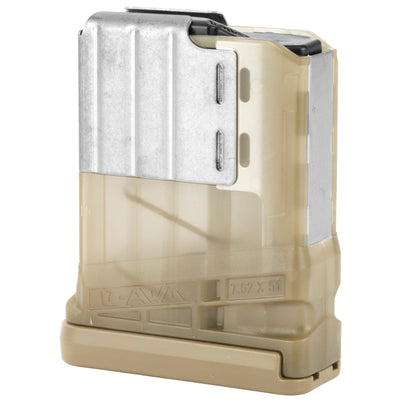 Lancer Magazine L7awm Sr-25 - 7.62x51 10rd Translucent Fde