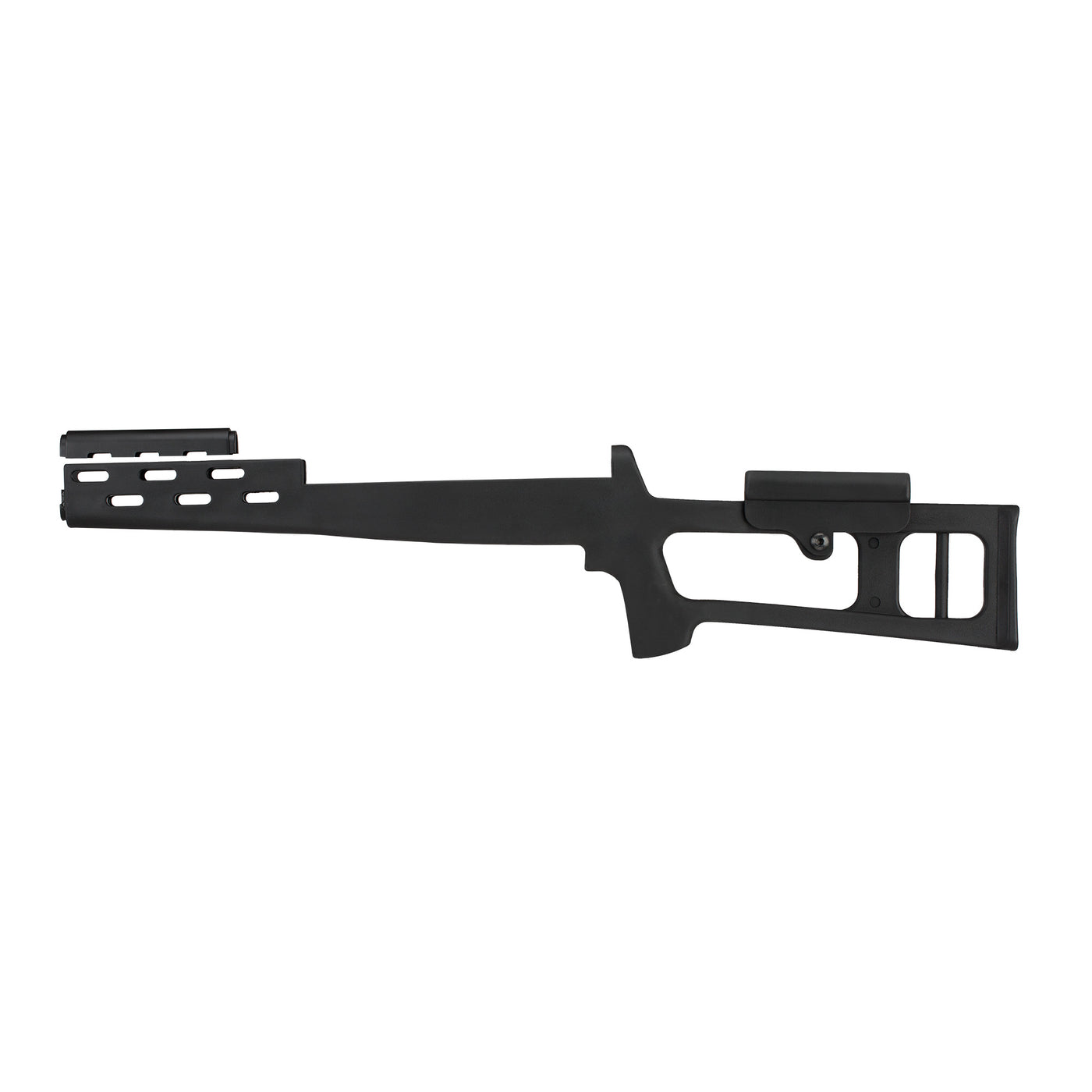 Adv. Tech. Stock For Sks Rifle - Fiberforce Style Black Syn