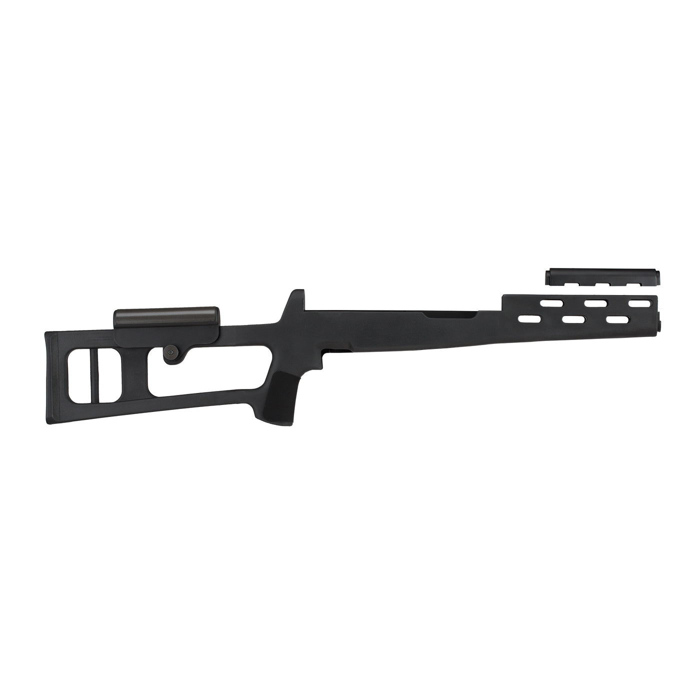 Adv. Tech. Stock For Sks Rifle - Fiberforce Style Black Syn