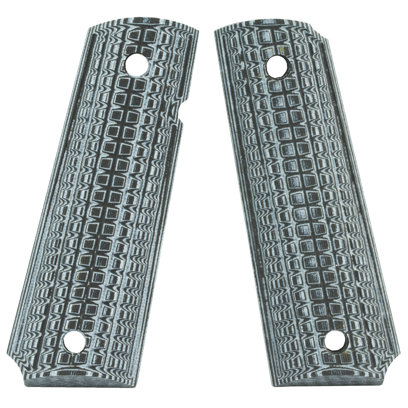 Pachmayr Dominator G10 Grips - For 1911 Gray/black Grappler