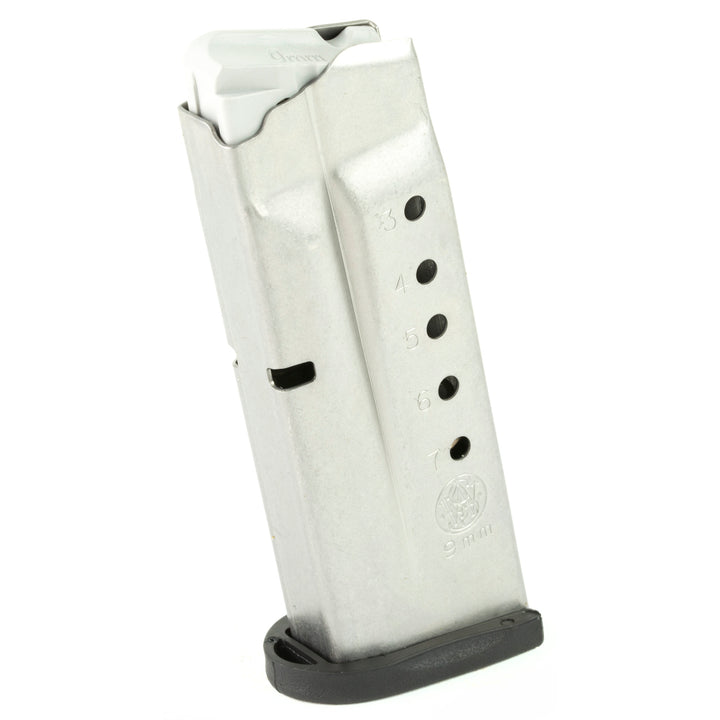 S&w Magazine M&p9 Shield 7rd - S/s-black