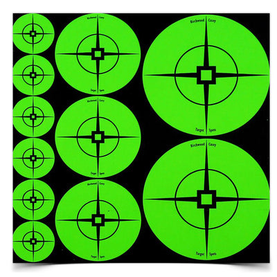 B/c Target Spots Assortment - Green 1"-60/2"-30/3"-20