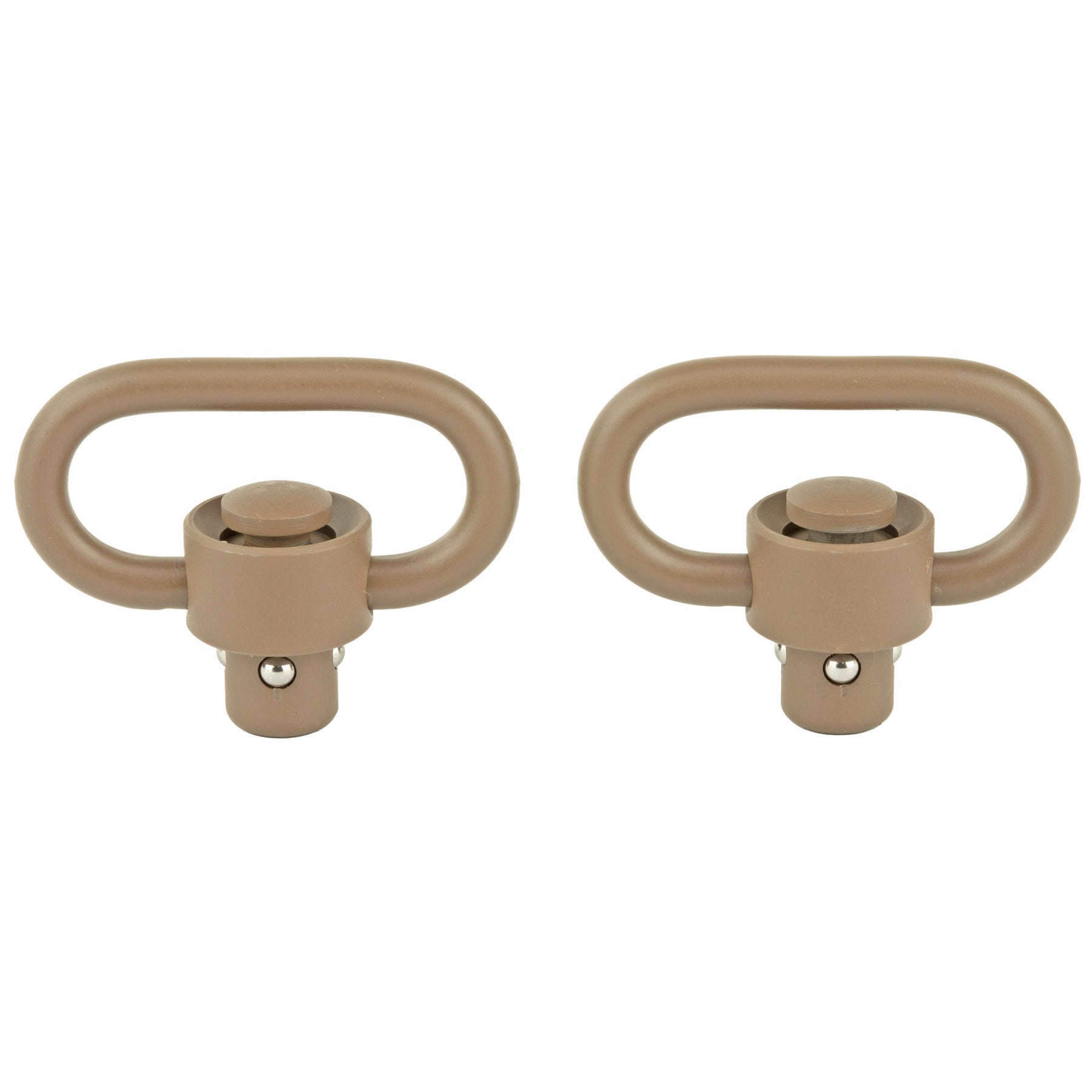 Grovtec Hd Push Button Swivels - Cerakote Fde 1 1/4" 2-pack
