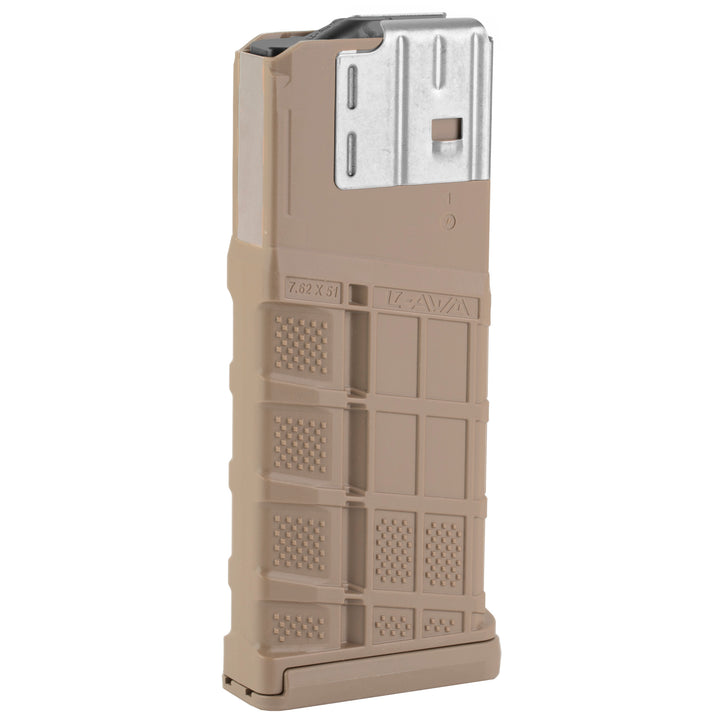 Lancer Magazine L7awm Sr-25 - 7.62x51 25rd Opaque Fde