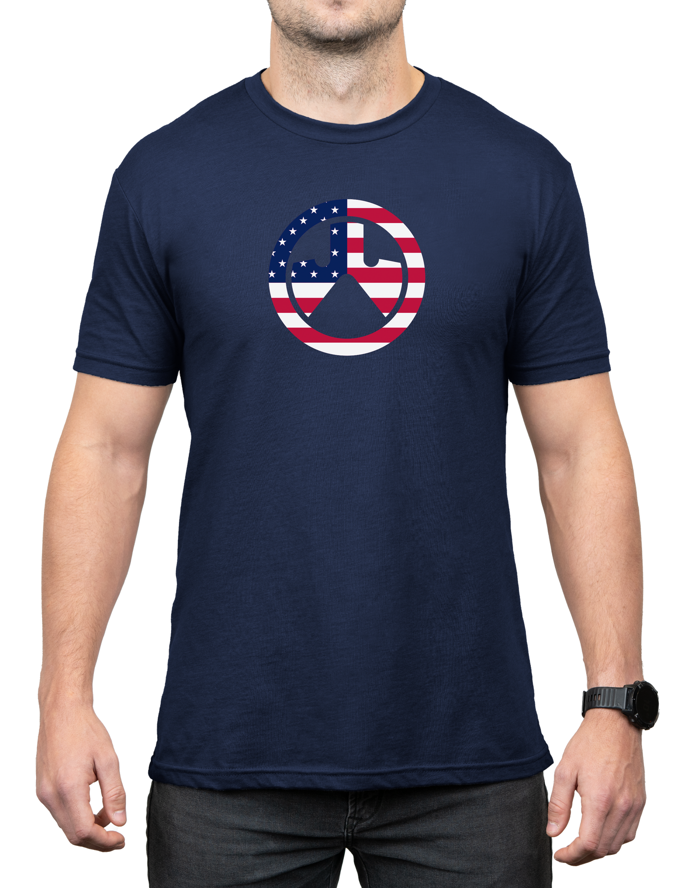 Magpul Industries Corp Independence Icon, Magpul Mag1281-410-l   Independence Icon Shirt Nvy