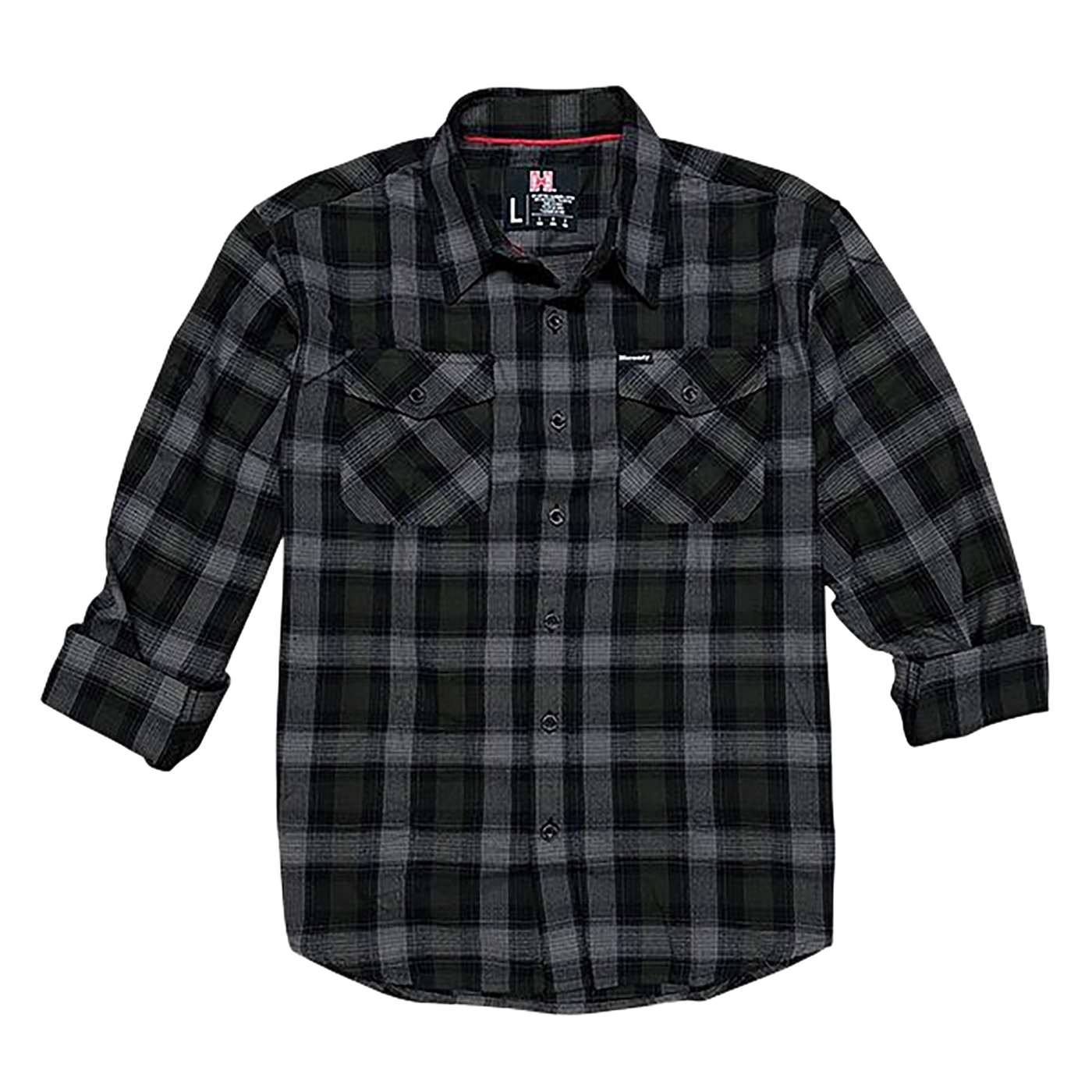 Horizon Design Flannel Shirt, Hdesign 32216  Hornady L/s Flannel        3x Olive