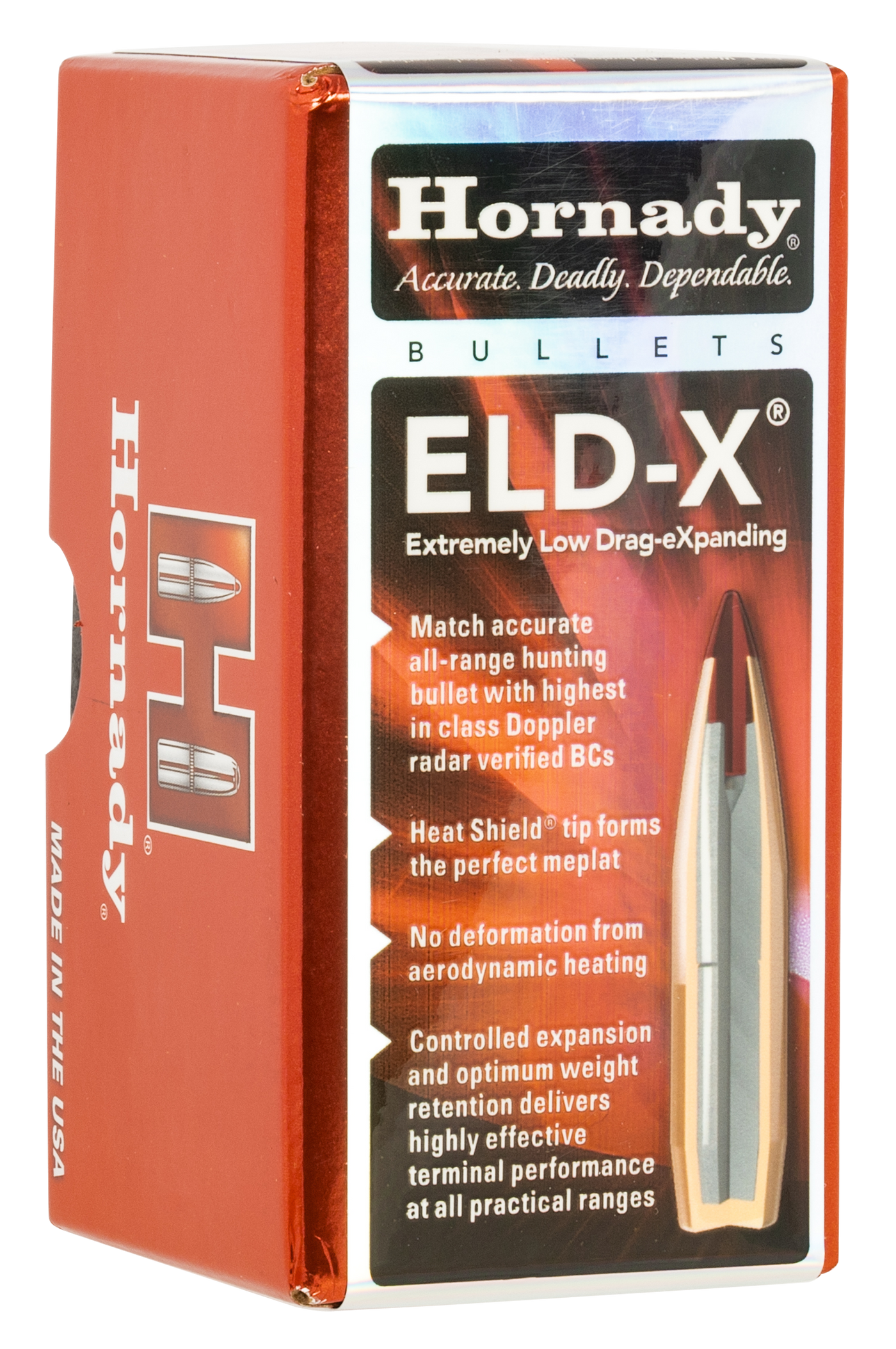 Hornady Bullets 22 Cal .224 - 80gr. Eld-x 100ct 25bx/cs