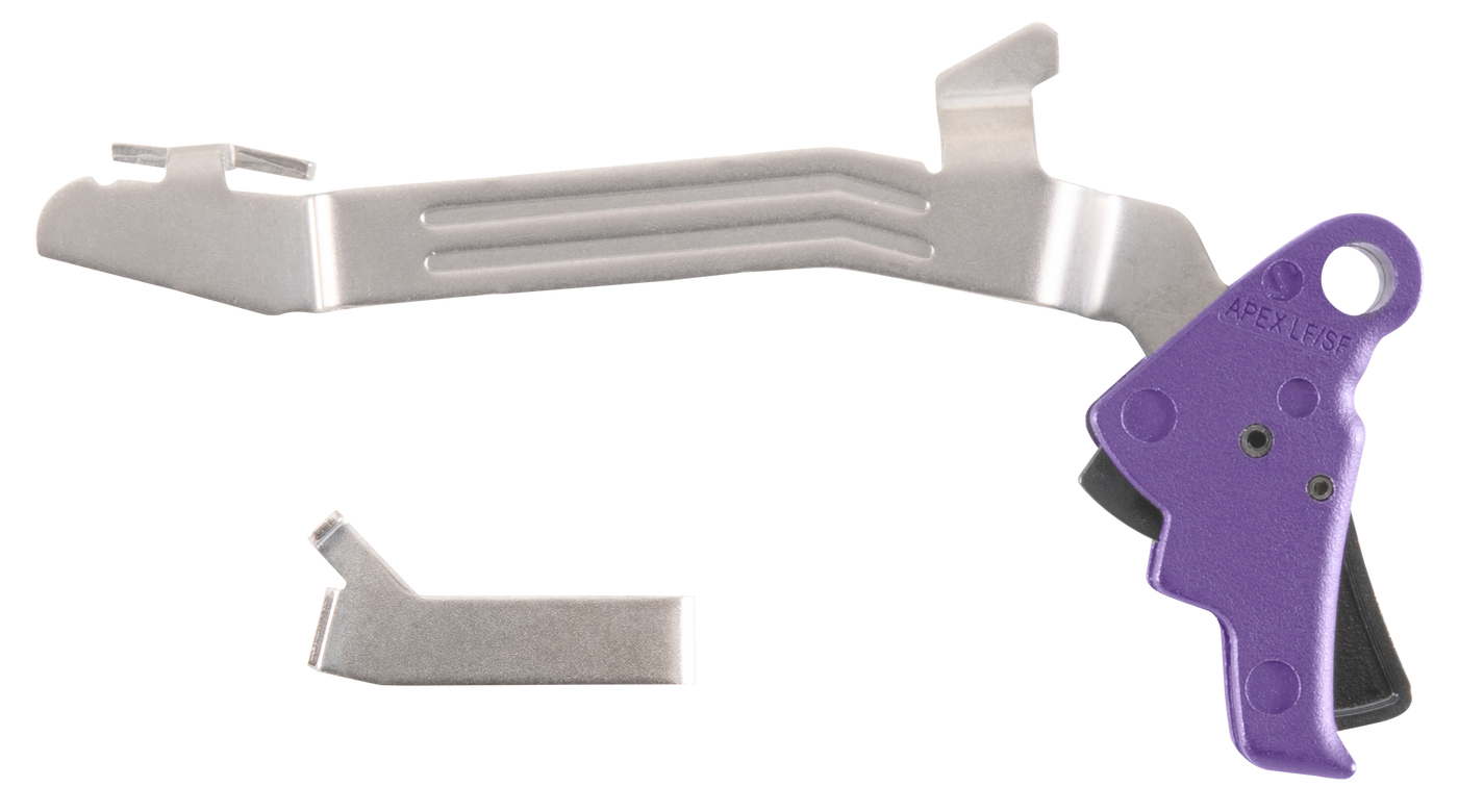 Apex Tactical Specialties Action Enhancement, Apex 102p117pur   Poly Trigger Kit G43 G48 Prpl