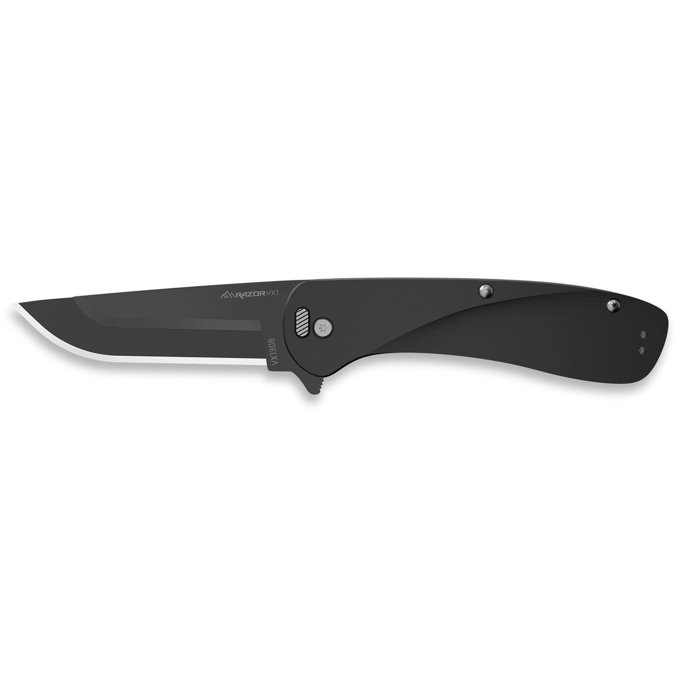 Outdoor Edge Razor Vx1 3" Fldr - Black Alum Spring Assist