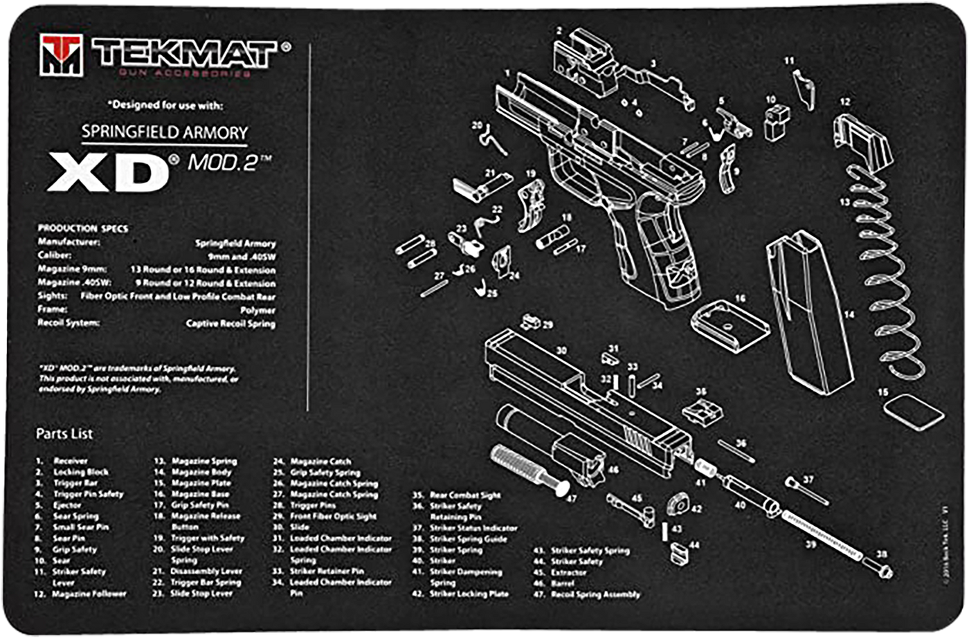 Beck Tek, Llc (tekmat) Springfield Armory Xd Mod.2, Tekmat Tekr17xdmod2        Spg Xd Mod 2